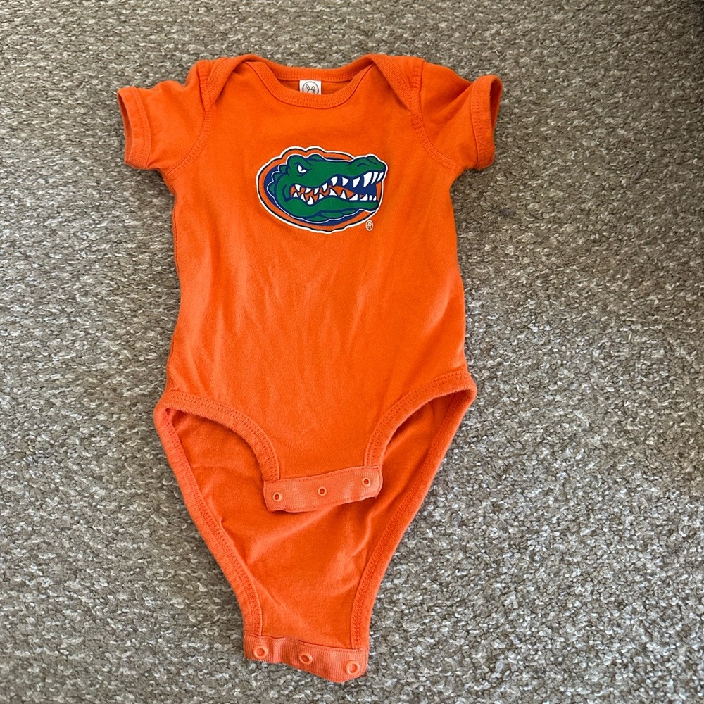 Baby clothes Florida Gators Orange Onesie size 6 months
